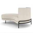 Ver imagem 7 de Sofá Chaise Longue Sala de Estar Living Lucca Esquerdo D02 Bouclê Creme B-54 - Lyam Decor