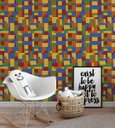 Ver imagem 3 de Papel de Parede Infantil lego coloridos Para Sala e Quarto Infantil