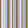 Papel de parede com listras em tons de marrom, azul e bege  - 3