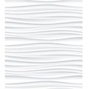 Ver imagem 1 de Papel de Parede Ondas Horizontais 3d tons de cinza e branco Para Quartos e Sala