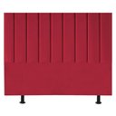 Ver imagem 1 de Cabeceira Estofada Cama Casal Queen Size 160cm Alice Suede Vermelho