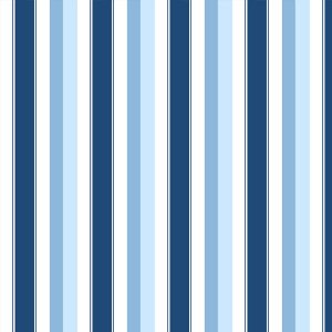 Papel de parede listrado em tons de azul, azul claro e branco Para Quartos e Sala