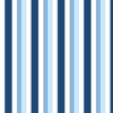 Papel de parede listrado em tons de azul, azul claro e branco Para Quartos e Sala