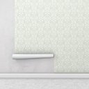 Ver imagem 1 de Papel de parede em tons cinza e verde Para Sala e Quarto