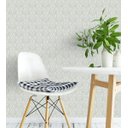 Ver imagem 3 de Papel de parede em tons cinza e verde Para Sala e Quarto