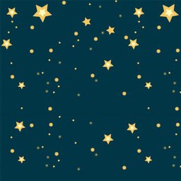 Papel de parede estrelas céu noite Para Quartos e Sala - 1