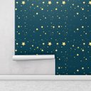 Ver imagem 2 de Papel de parede estrelas céu noite Para Quartos e Sala