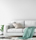 Ver imagem 3 de Papel de Parede em Tons de Cinza e Detalhes em Branco Para Sala e Quarto