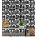 Ver imagem 1 de Papel de Parede Bloco 3D de Madeira 
