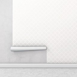 Papel de parede em tons cinza e detalhes em branco Para Quartos e Sala - 2