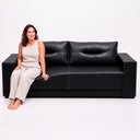 Ver imagem 4 de Sofá Living Malibu 1,90m Fixo com Almofadas Soltas Recepção