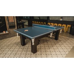 Mesa de Sinuca e Ping Pong - 2,52x1,40 - Verde - 3