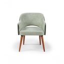 Ver imagem 2 de Poltrona Cadeira Malbec Boucle Decorativa Sala de Estar Império Verde