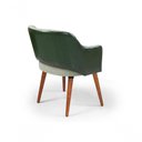 Ver imagem 3 de Poltrona Cadeira Malbec Boucle Decorativa Sala de Estar Império Verde
