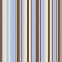 Ver imagem 2 de Papel de parede com listras em tons de marrom, azul e bege Para Sala e Quarto