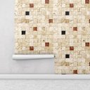 Ver imagem 1 de Papel de Parede Adesivo de Parede Tijolinho Portugues Para Sala e Quarto