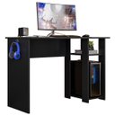 Ver imagem 1 de Mesa Gamer 108 cm Suporte para Cpu Neko Ptl:Preto Fosco