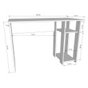 Ver imagem 3 de Mesa Gamer 108 cm Suporte para Cpu Neko Ptl:Preto Fosco