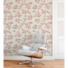 Papel de Parede em Tons Bege, Cinza e Rosa para Quartos e Sala - 3