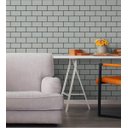 Ver imagem 3 de Papel de Parede Adesivo Tijolinho Cinza Para Quartos e Sala