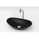 Ver imagem 1 de Cuba de Vidro 8 Mm para Banheiros e Lavabos de Apoio - Oval:pretofosco