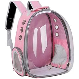Mochila Pet para Transporte de Cães e Gatos Visão Panorâmica - 5