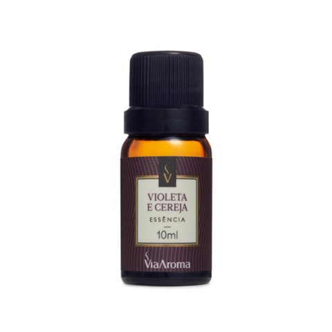 Essência Via Aroma 10ml Clássica Violeta e Cereja