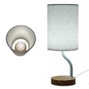 Ver imagem 1 de Abajur Sala 3 Tons Led Luminaria Mesa Minimalista Usb Iluminaçao Regulavel Cabeceira Escritorio Quar