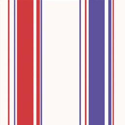 Papel de parede listrado azul, branco e vermelho  - 3
