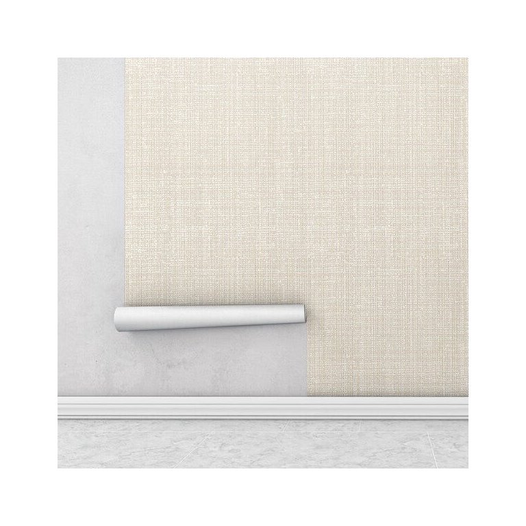 Papel de Parede Contemporâneo Efeito Tecido Liso