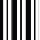 Ver imagem 2 de Papel de parede listrado em tons preto e branco Para Sala e Quarto