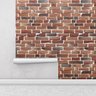 Papel de parede estilo tijolos de tamanhos variados Para Sala e Quarto - 1