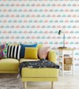 Ver imagem 3 de Papel de Parede Infantil Com Nuvens Coloridas Para Quarto Infantil
