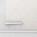 Ver imagem 2 de Papel de Parede 3,00m X 0,40m Clássico Marrocos em Tons de Cinza e Gold para Quartos e Sala