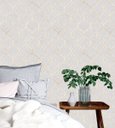 Ver imagem 3 de Papel de Parede 3,00m X 0,40m Clássico Marrocos em Tons de Cinza e Gold para Quartos e Sala