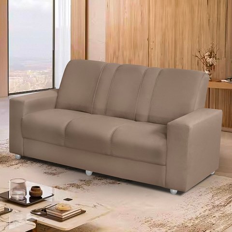 Sofá 1,74m 3 Lugares Suede Roma