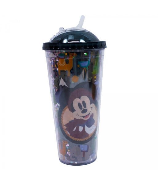 Copo Disney Mickey Com Cubos De Gelo 600 ml Acrílico - 1