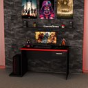 Ver imagem 1 de Mesa para Computador Gamer 1 Gaveta 1200x600 Netmobil - Vermelho