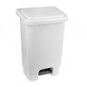 Lixeira com Pedal 100 Litros LP100 Branco/Preto Astra - 3