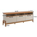 Ver imagem 2 de Rack Estante para Tv 70 Polegadas com 2 Gavetas Repleta