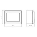 Ver imagem 3 de Caixa de Sobrepor Cega Tramontina Lizflex Branca Tramontina