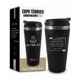 Copo Térmico Emborrachado 450 Ml Curso Nutrição - 1