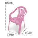 Ver imagem 5 de Mesa Infantil Azul + 02 Cadeira Infantil Az/ro Plasnorthon