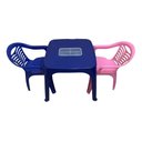Ver imagem 2 de Mesa Infantil Azul + 02 Cadeira Infantil Az/ro Plasnorthon