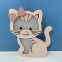 Ver imagem 2 de Luminária Gatinha - LML-81A BH BABY KIDS Bateria 9V