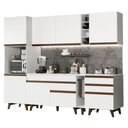 Ver imagem 1 de Cozinha Completa Madesa Reims Com Armário E Balcão Branco