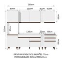 Ver imagem 3 de Cozinha Completa Madesa Reims Com Armário E Balcão Branco