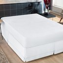 Ver imagem 2 de Saia para Cama Box Queen Ponto Palito 1 Peça - Branco Bia Enxovais Saia Ponto Palito