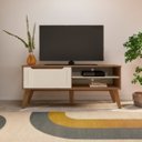 Ver imagem 3 de Rack de Sala Tv Lotus Cinamomo/off White