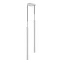 Ver imagem 1 de Pendente Tubo Duplo Alumínio para Lâmpada Mr11 Gu10 St1697 Cor: Branco